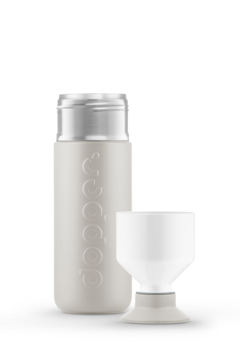 Dopper Dopper Bottle Insulated Gentle Grey 580ml