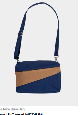 Susan Bijl Susan Bijl The New Bum Bag Navy & Camel