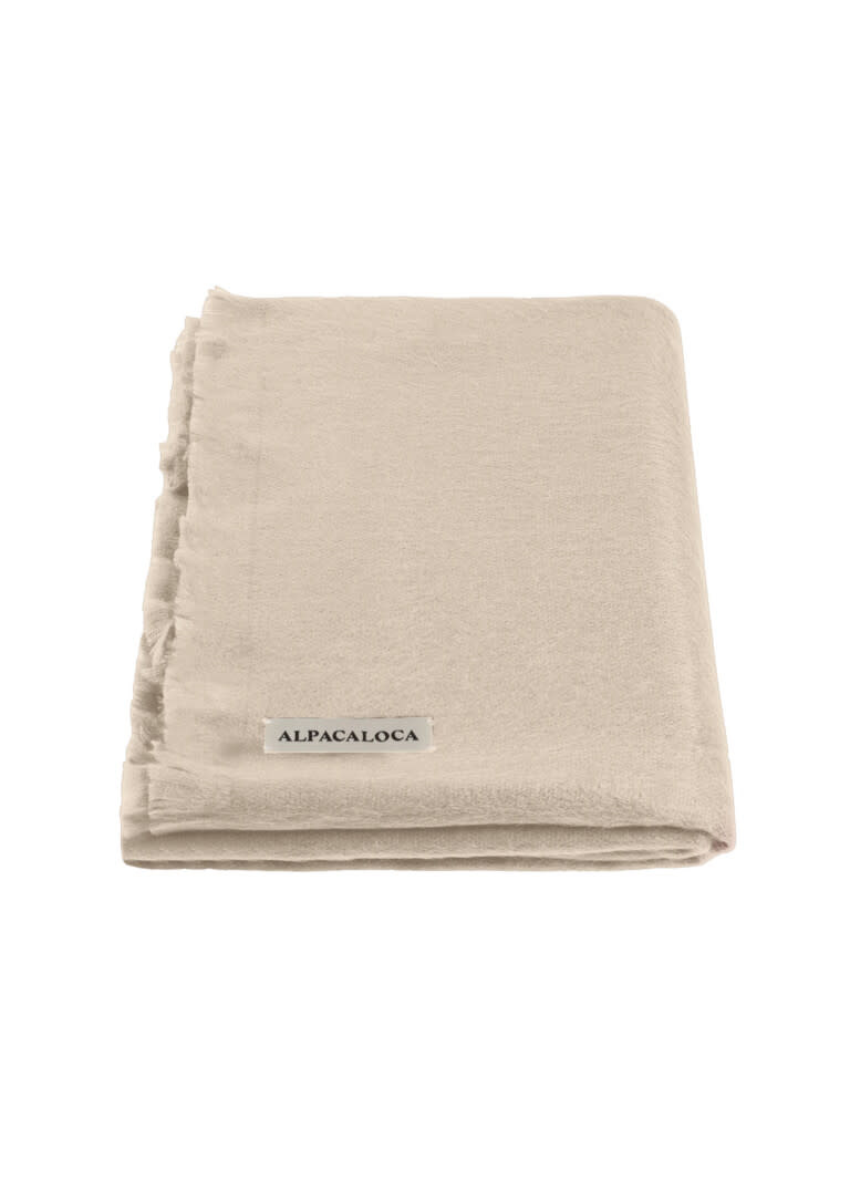 Alpaca Loca Alpaca Loca Sjaal Beige