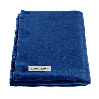 Alpaca Loca Scarf Cobalt Blue