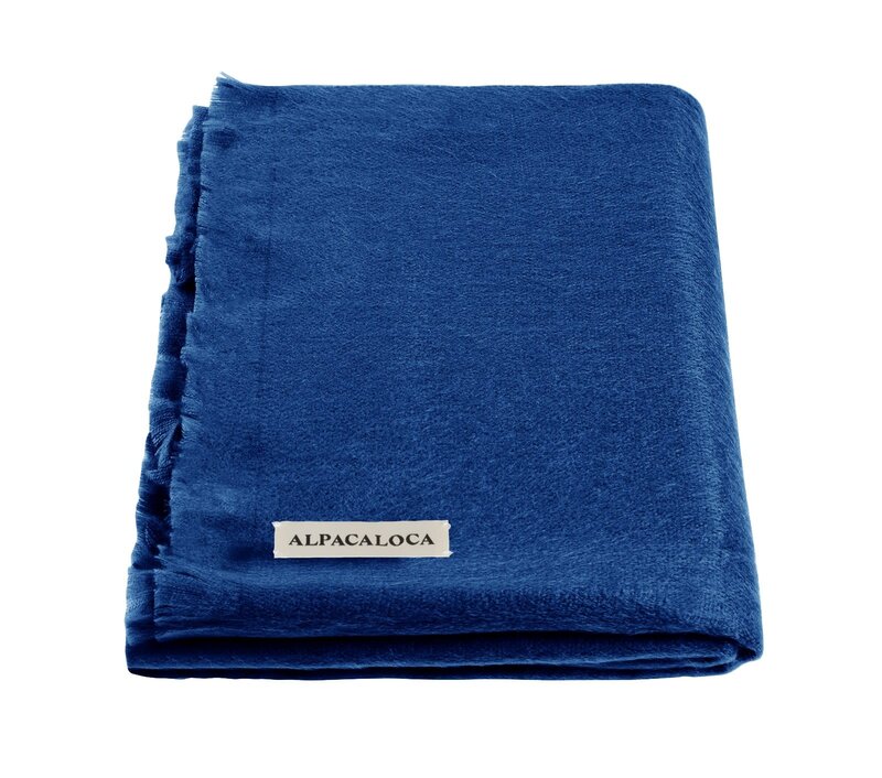 Alpaca Loca Alpaca Loca Scarf Cobalt Blue