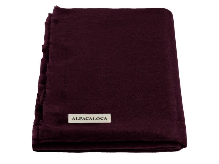 Alpaca Loca Alpaca Loca Sjaal Wine Red