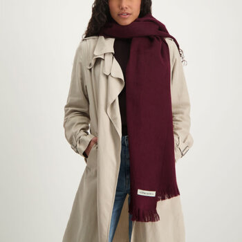 Alpaca Loca Sjaal Wine Red
