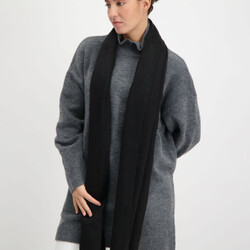 Alpaca Loca Scarf  Black