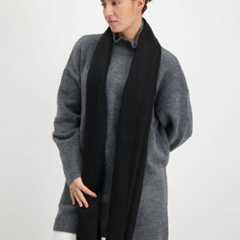 Alpaca Loca Sjaal  Black