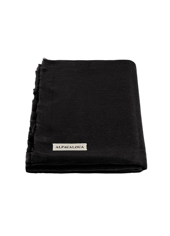 Alpaca Loca Alpaca Loca Sjaal Black