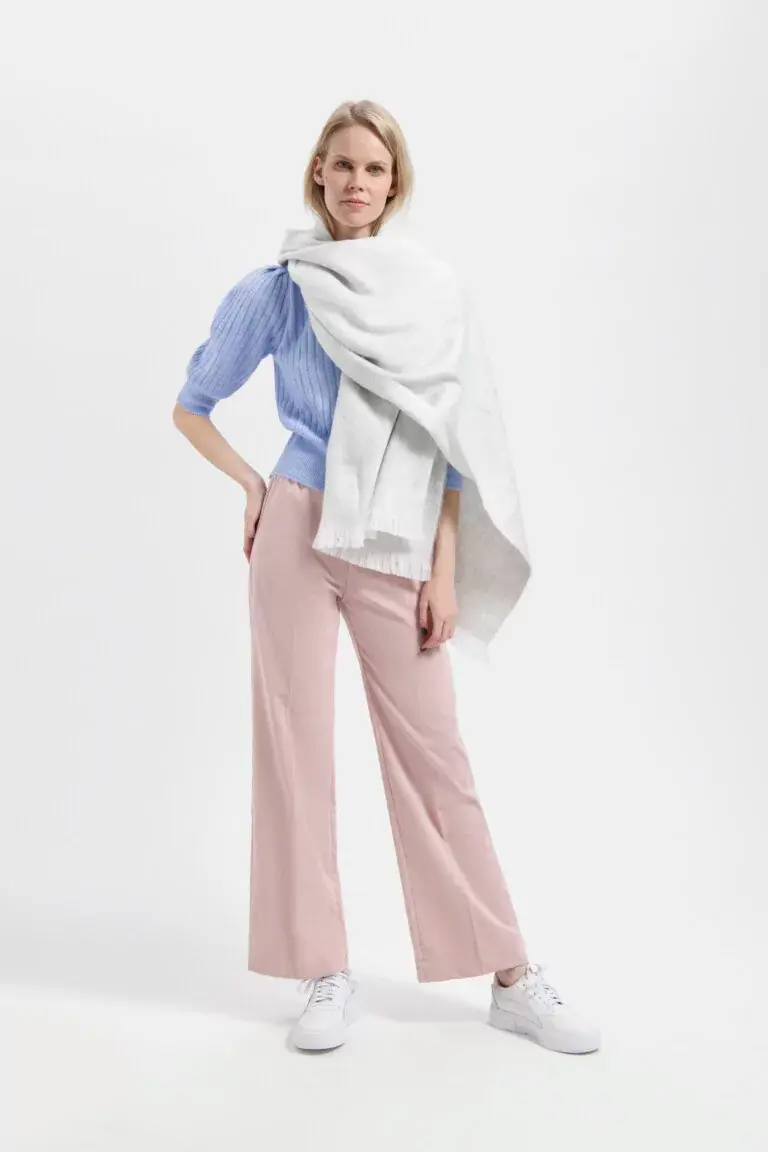 Alpaca Loca Alpaca Loca Sjaal  Light Grey