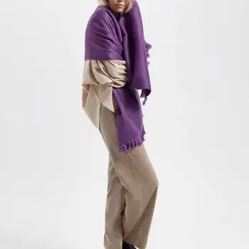 Alpaca Loca Scarf  Amethyst Purple