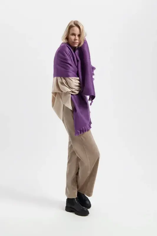 Alpaca Loca Alpaca Loca Scarf  Amethyst Purple