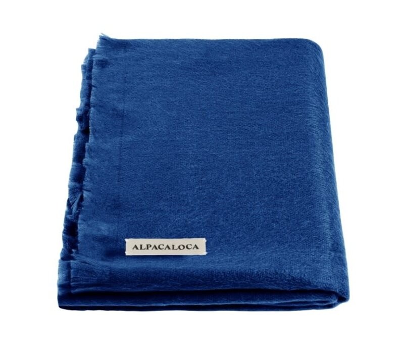 Alpaca Loca Alpaca Loca Slim Scarf Cobalt Blue