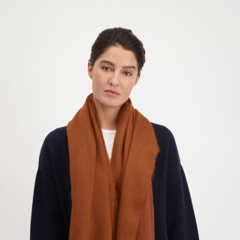 Alpaca Loca Alpaca Loca Slim Scarf Cinnamon