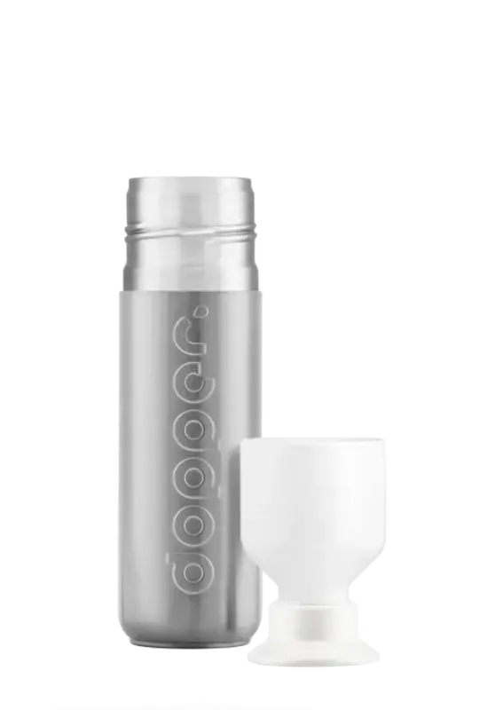 Dopper Dopper Insulated Water Bottle Silver 350 ml