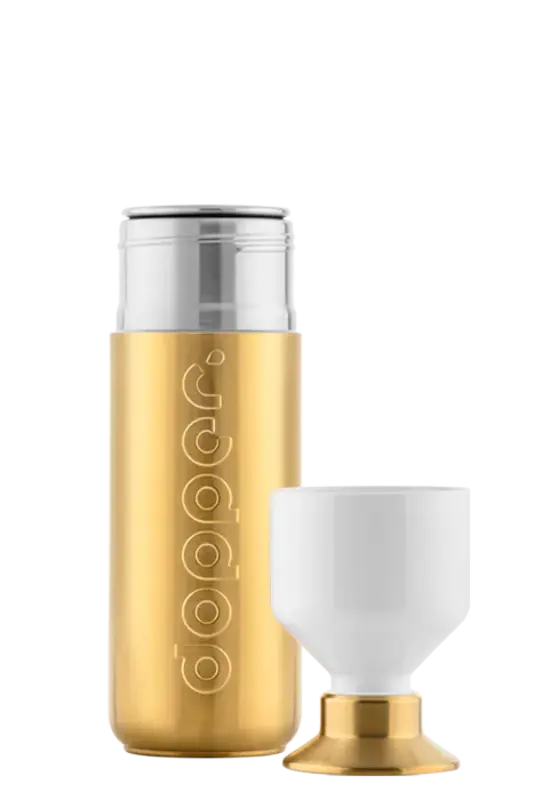 Dopper Dopper Water Bottle Steel 800ml Gold