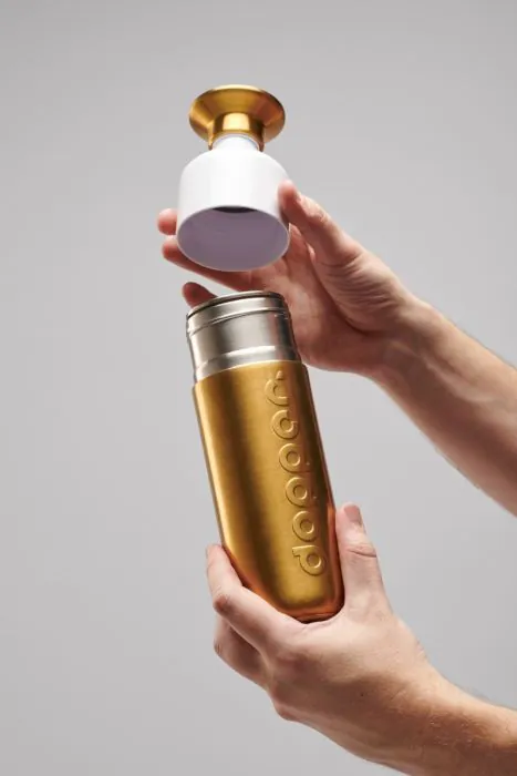 Dopper Dopper Water Bottle Steel 800ml Gold