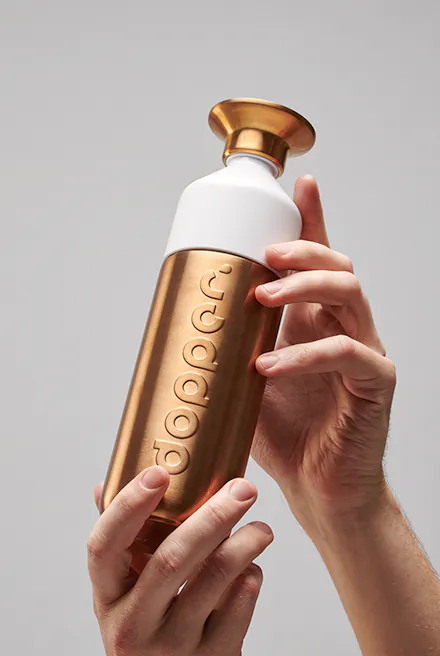 Dopper Dopper Water Bottle Steel 800ml Bronze
