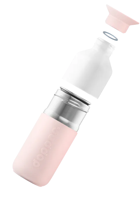 Dopper Dopper Steel Water Bottle Soft Pink 350ml