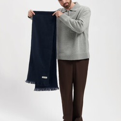 Alpaca Loca Sjaal Smal Royal Blue