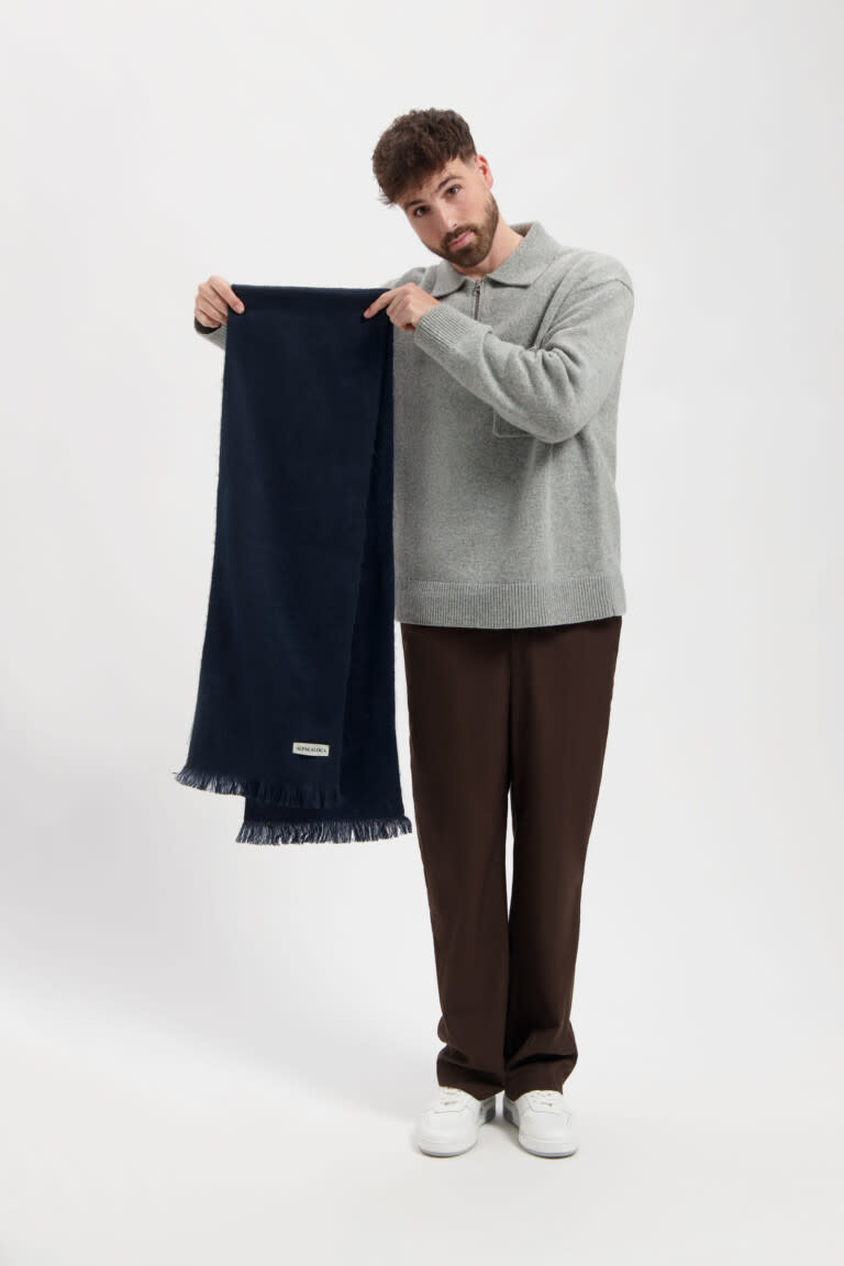 Alpaca Loca Alpaca Loca Sjaal Smal Royal Blue