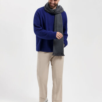 Alpaca Loca Sjaal Smal Dark Grey