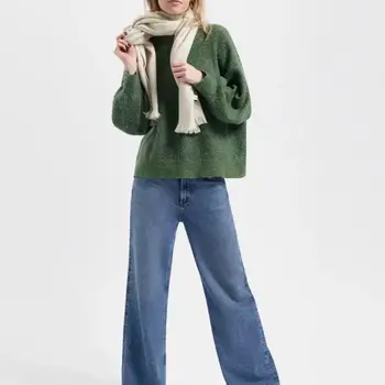 Alpaca Loca Sjaal Smal Beige