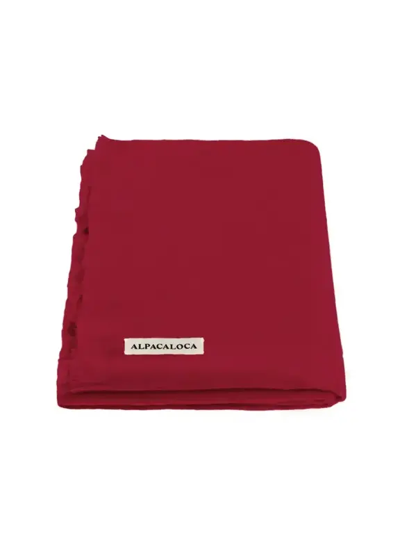 Alpaca Loca Alpaca Loca Scarf Slim Ruby Red