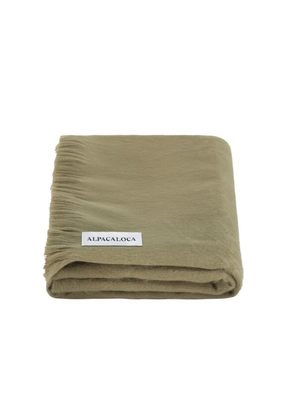 Alpaca Loca Alpaca Loca Scarf Slim Cigar Brown