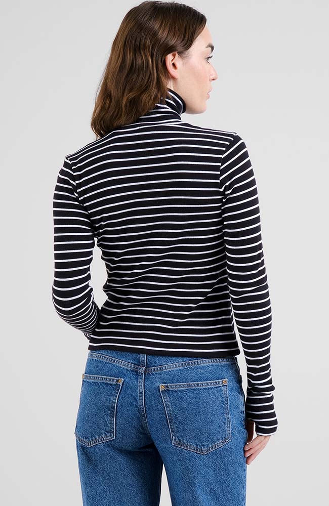 Dedicated Dedicated Rib Top Malma Stripe Black/White
