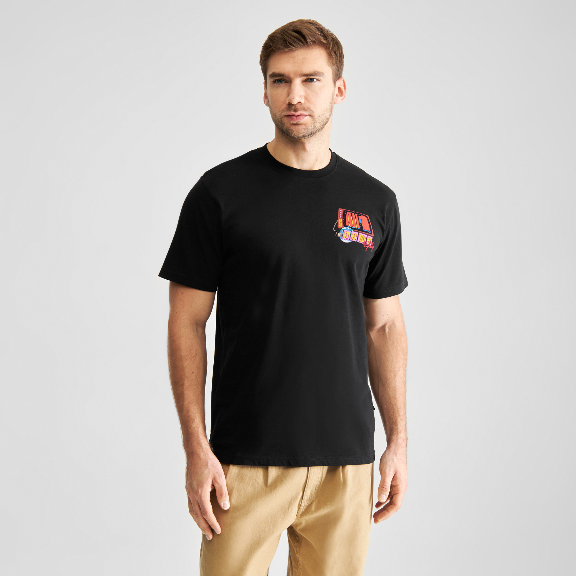 Dedicated Dedicated T-shirt Stockholm All 1 Black