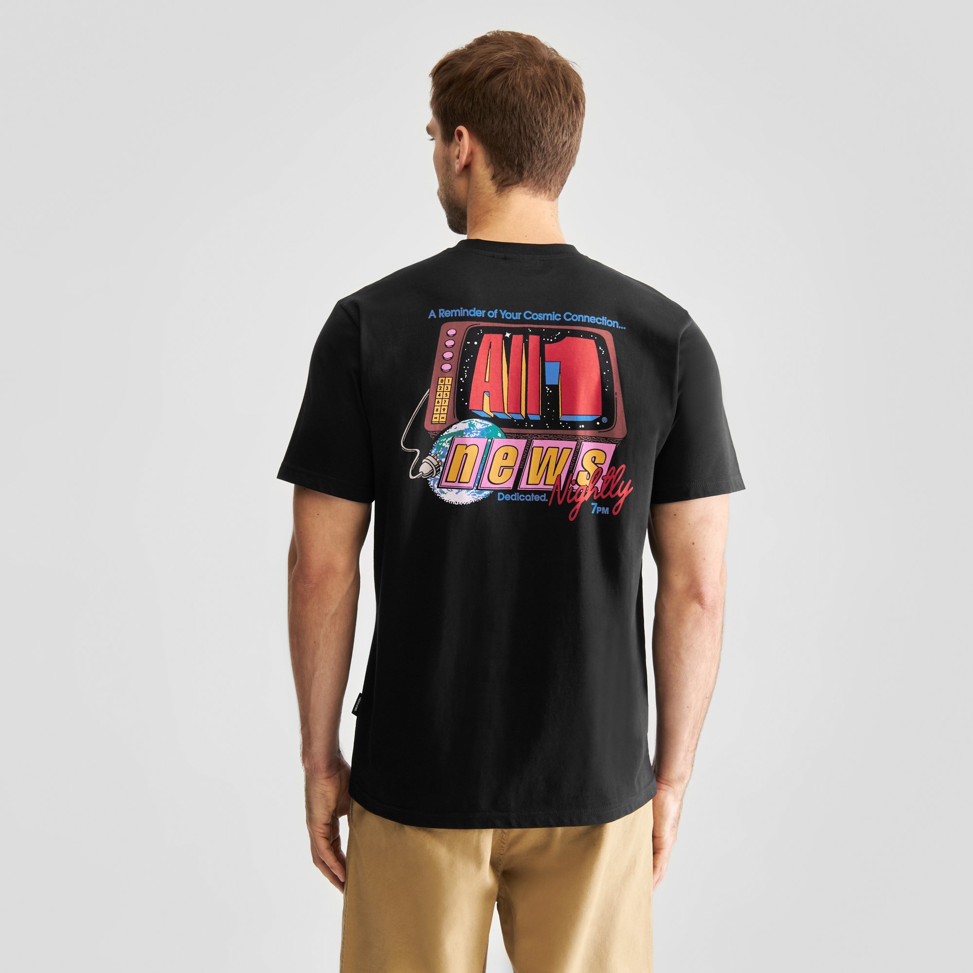 Dedicated Dedicated T-shirt Stockholm All 1 Black