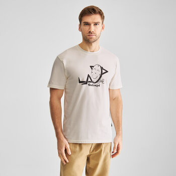 Dedicated T-Shirt Stockholm Time Off-White