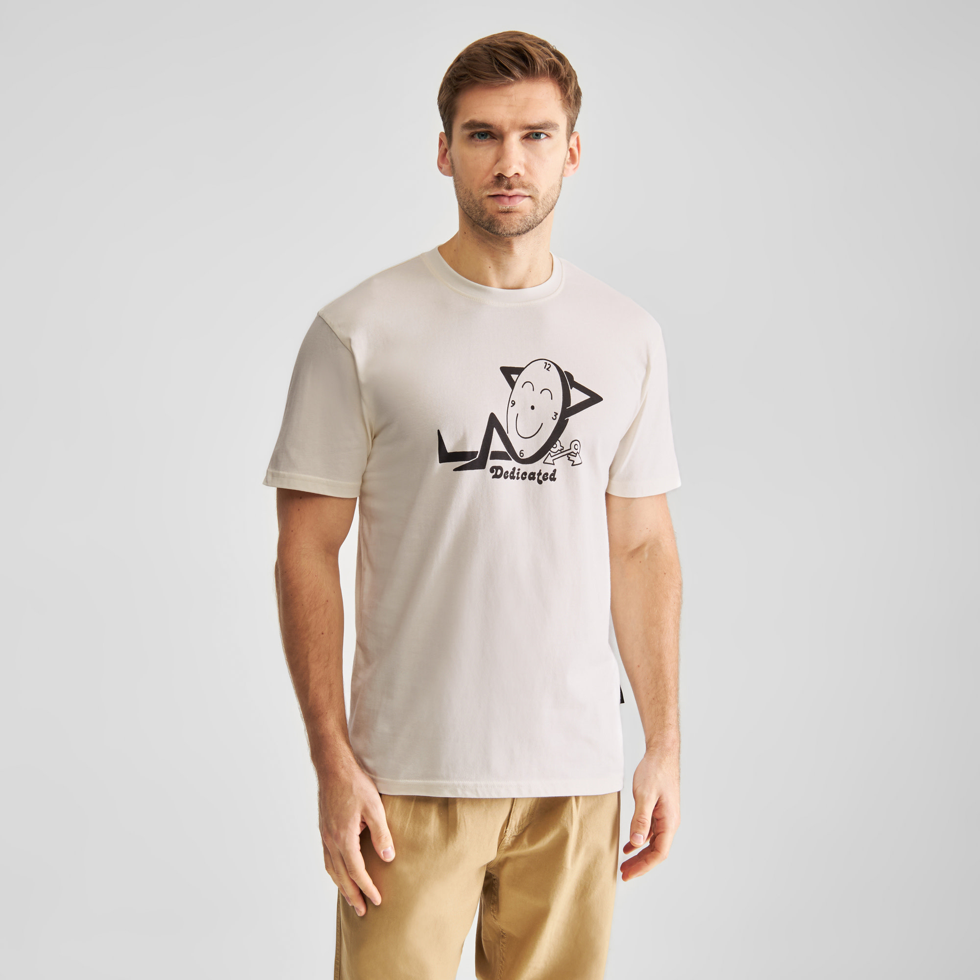 Dedicated Dedicated T-Shirt Stockholm Time Off-White