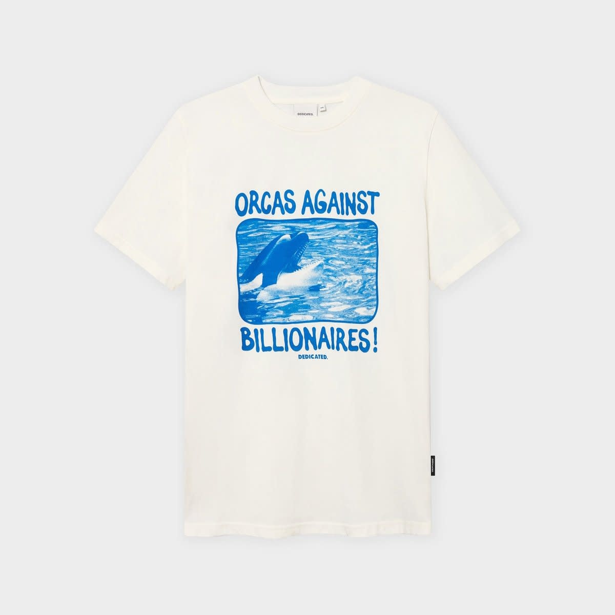 Dedicated Dedicated T-Shirt Stockholm Orcas Against Billionaires Off-White