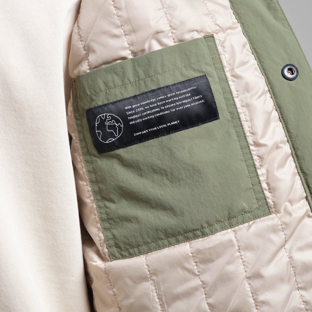 Dedicated Dedicated Padded Jacket Rosekilde Leaf Green