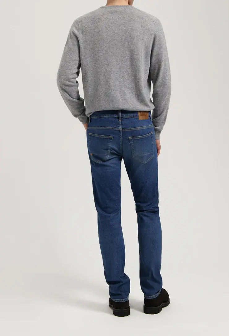 MUD Jeans MUD Jeans Hank Mid Tapered Rustic Blue