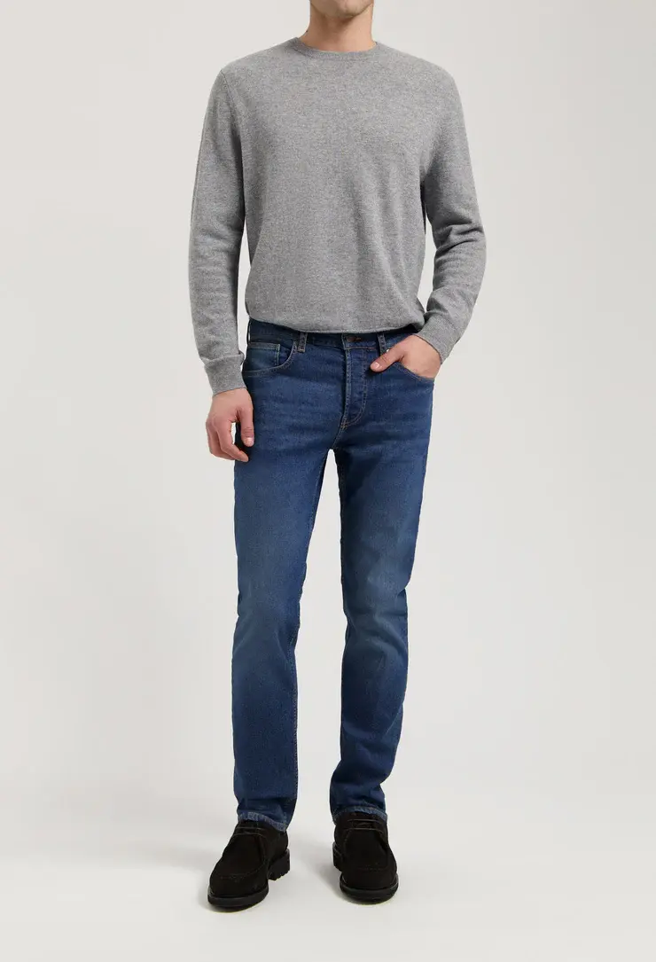 MUD Jeans MUD Jeans Hank Mid Tapered Rustic Blue