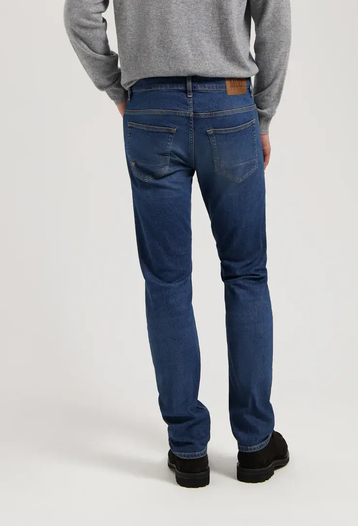 MUD Jeans MUD Jeans Hank Mid Tapered Rustic Blue