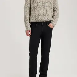 MUD Jeans Jeans Hank Mid Tapered Stone Black