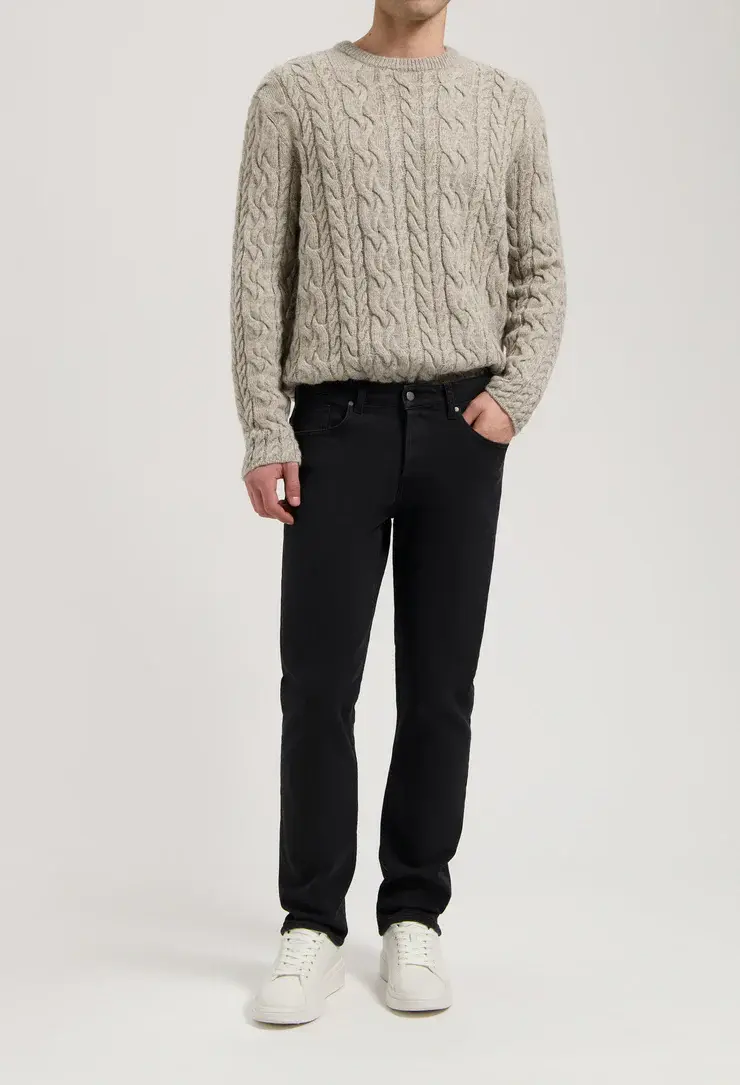 MUD Jeans MUD Jeans Hank Mid Tapered Stone Black