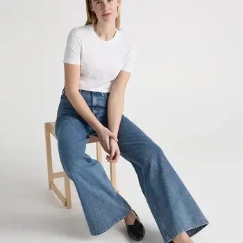 MUD Jeans Jeans Sara High Loose Stone Vintage