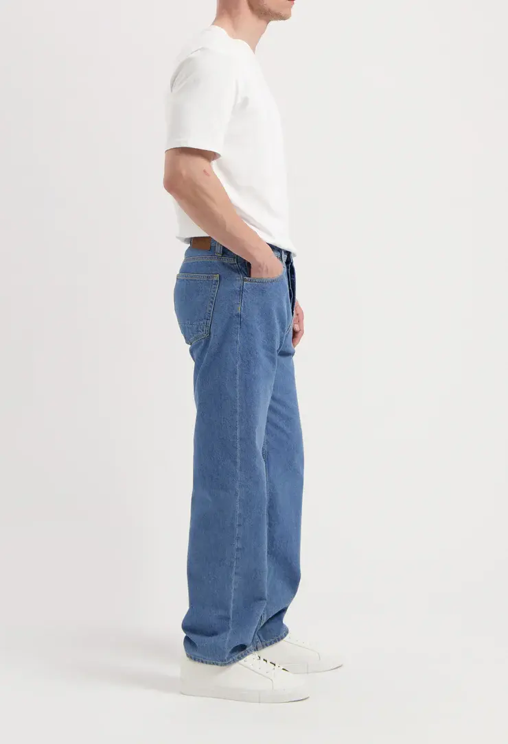 MUD Jeans MUD Jeans Alex Mid Loose Light Stone