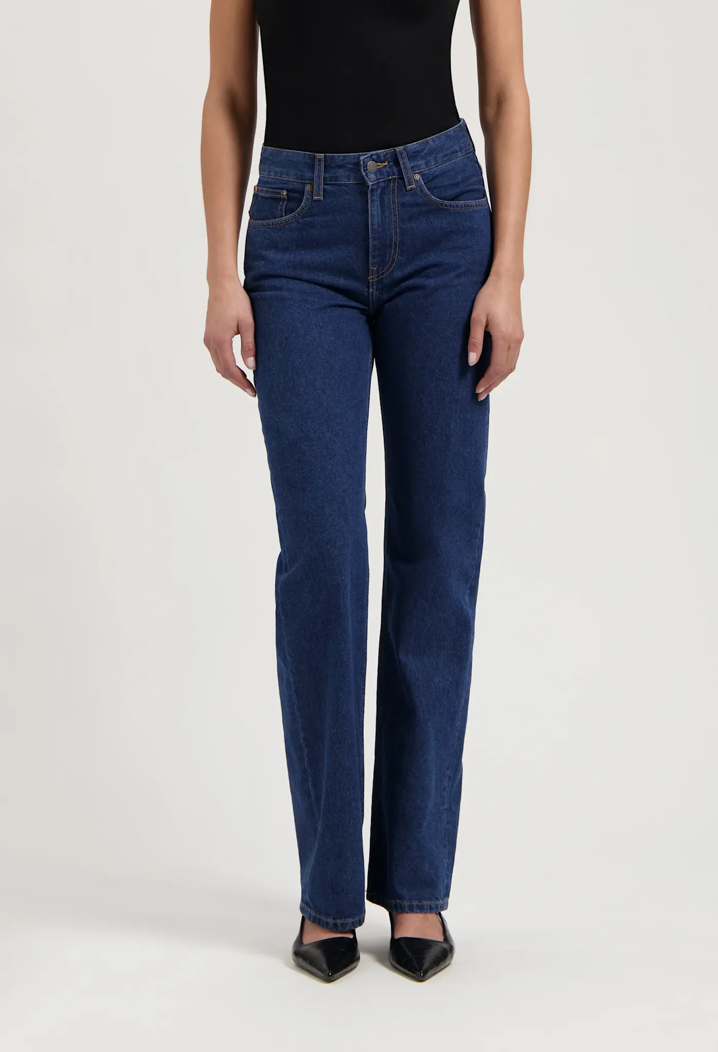 MUD Jeans MUD Jeans Jamie Mid Loose Stone Indigo