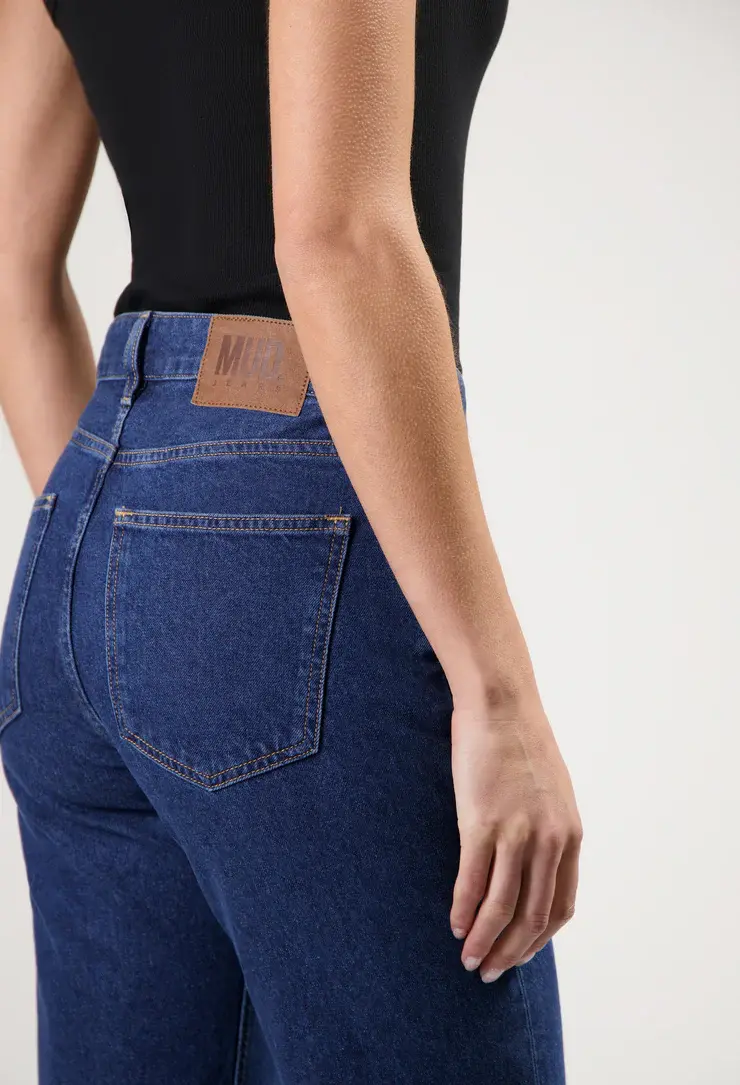 MUD Jeans MUD Jeans Jamie Mid Loose Stone Indigo