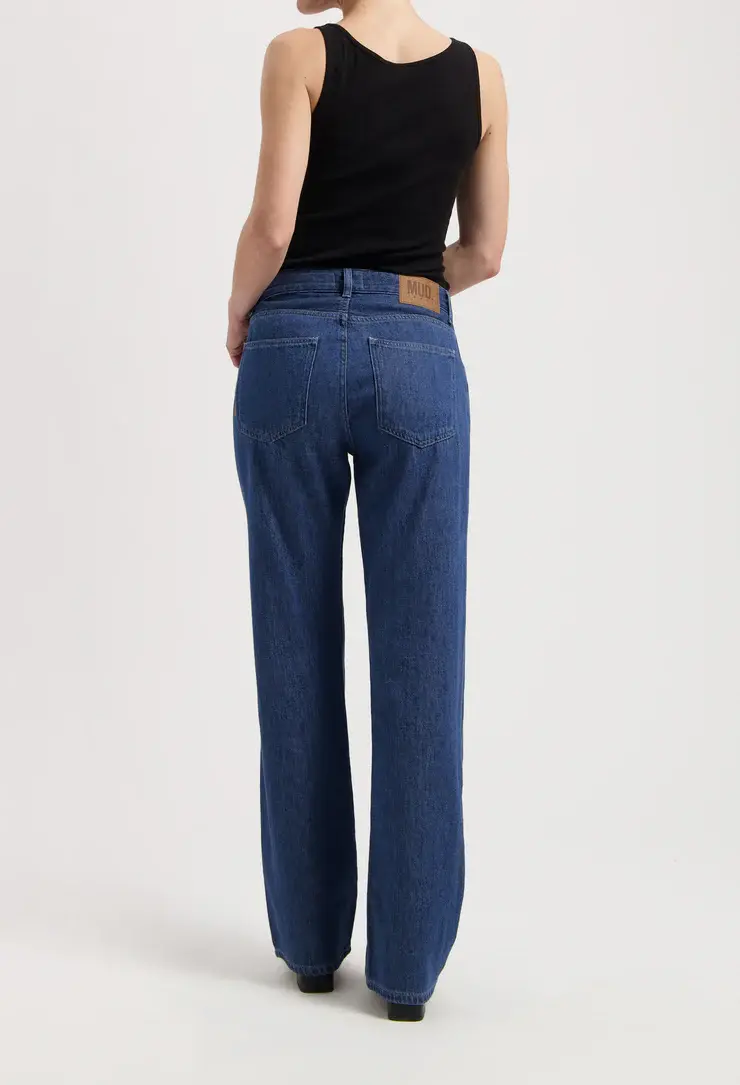 MUD Jeans MUD Jeans Jamie Mid Loose Flow Stone Indigo