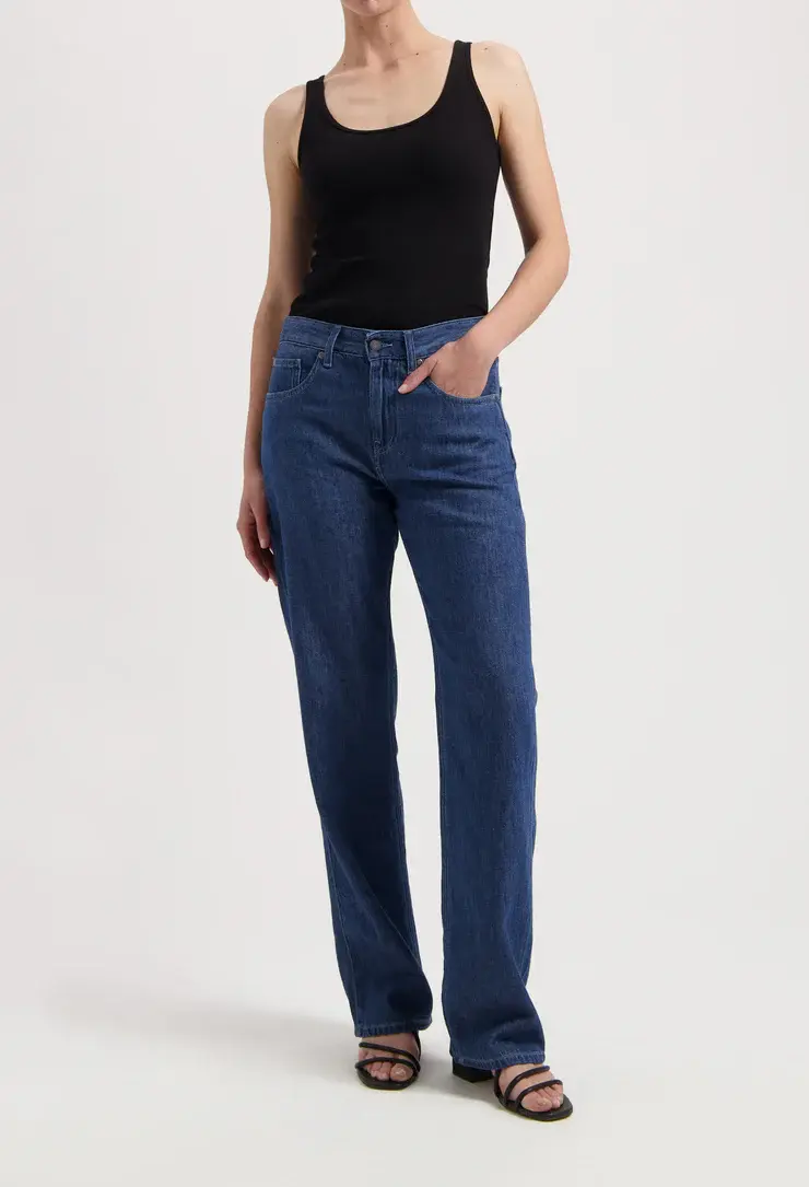 MUD Jeans MUD Jeans Jamie Mid Loose Flow Stone Indigo
