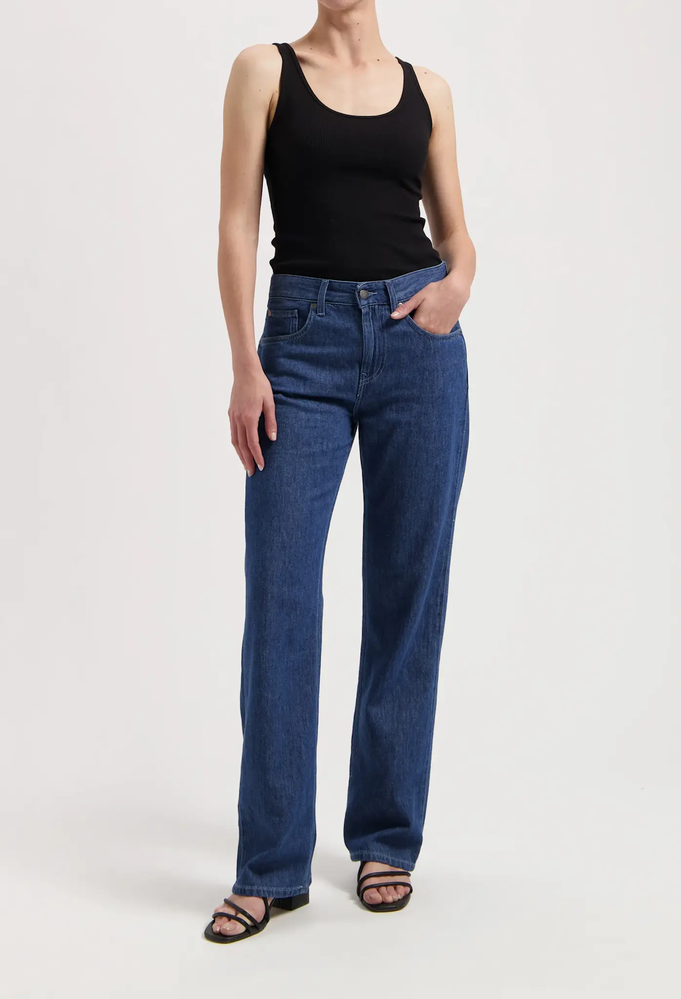 MUD Jeans MUD Jeans Jamie Mid Loose Flow Stone Indigo