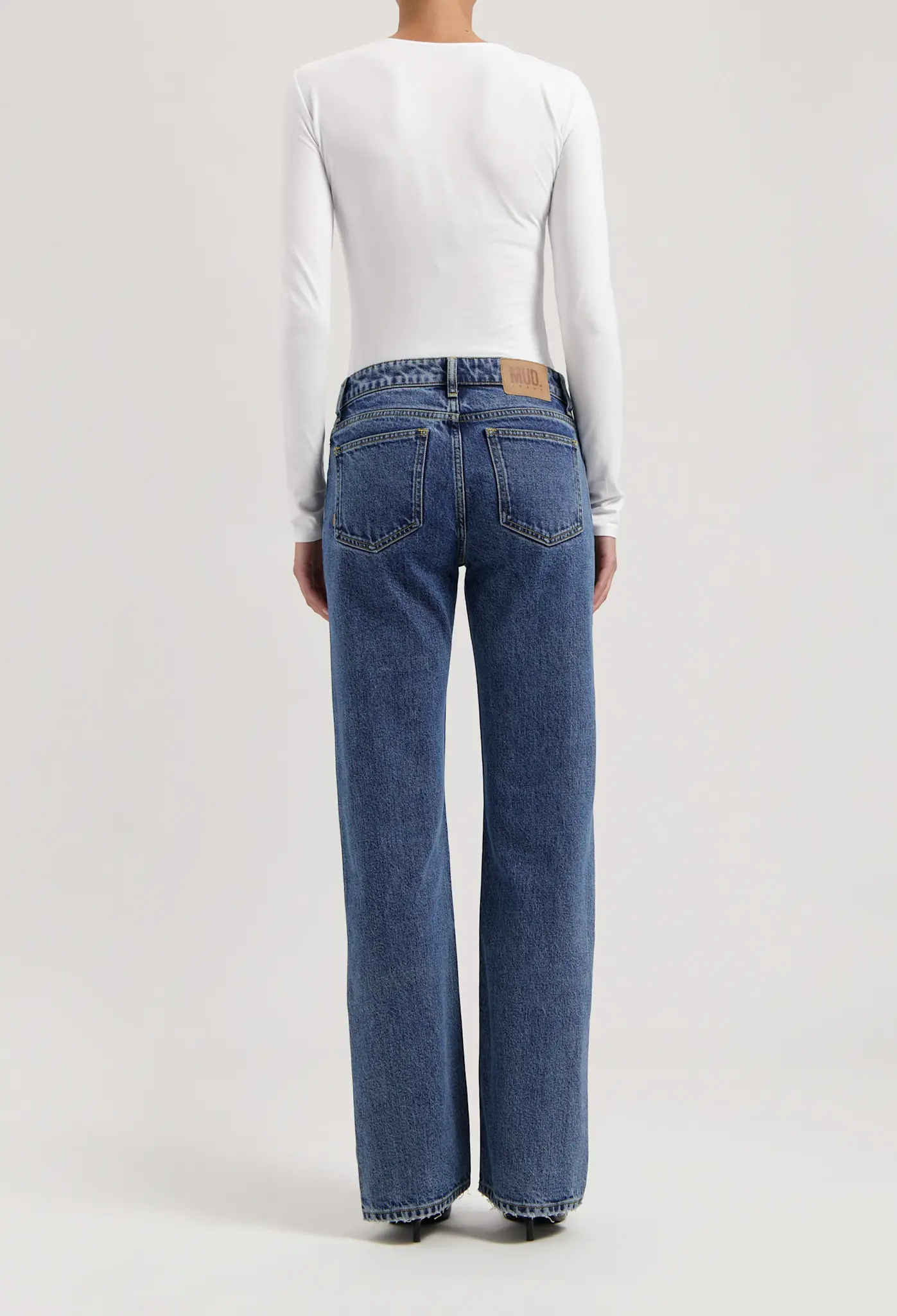 MUD Jeans MUD Jeans Carry Mid Straight Stone Vintage