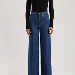 MUD Jeans Jeans Sara High Loose Flow Stone Indigo
