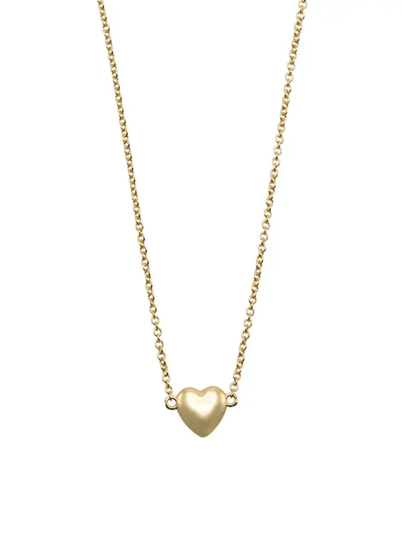 Riverstones Riverstones Heart Of Gold Necklace Gold