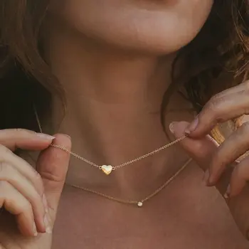 Riverstones Heart Of Gold Ketting Goud
