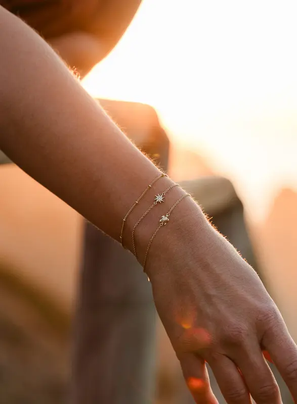 Riverstones Riverstones Sunshine Armband Goud